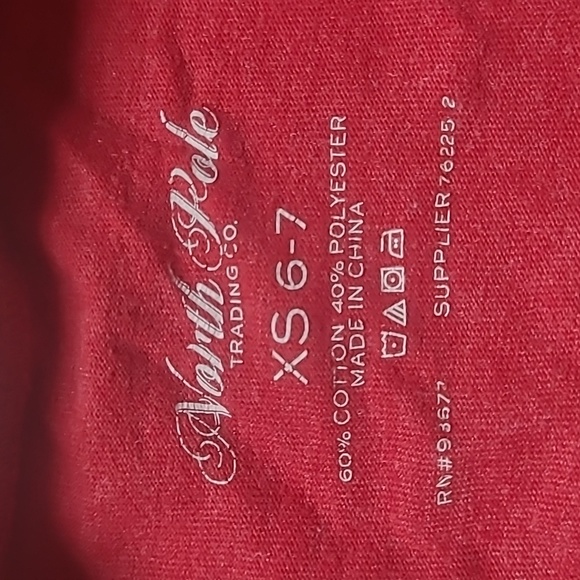 UNISEX NORTH POLE TRADING CO. CHRISTMAS DINOSAUR SHIRT - Picture 3 of 4